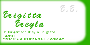 brigitta breyla business card